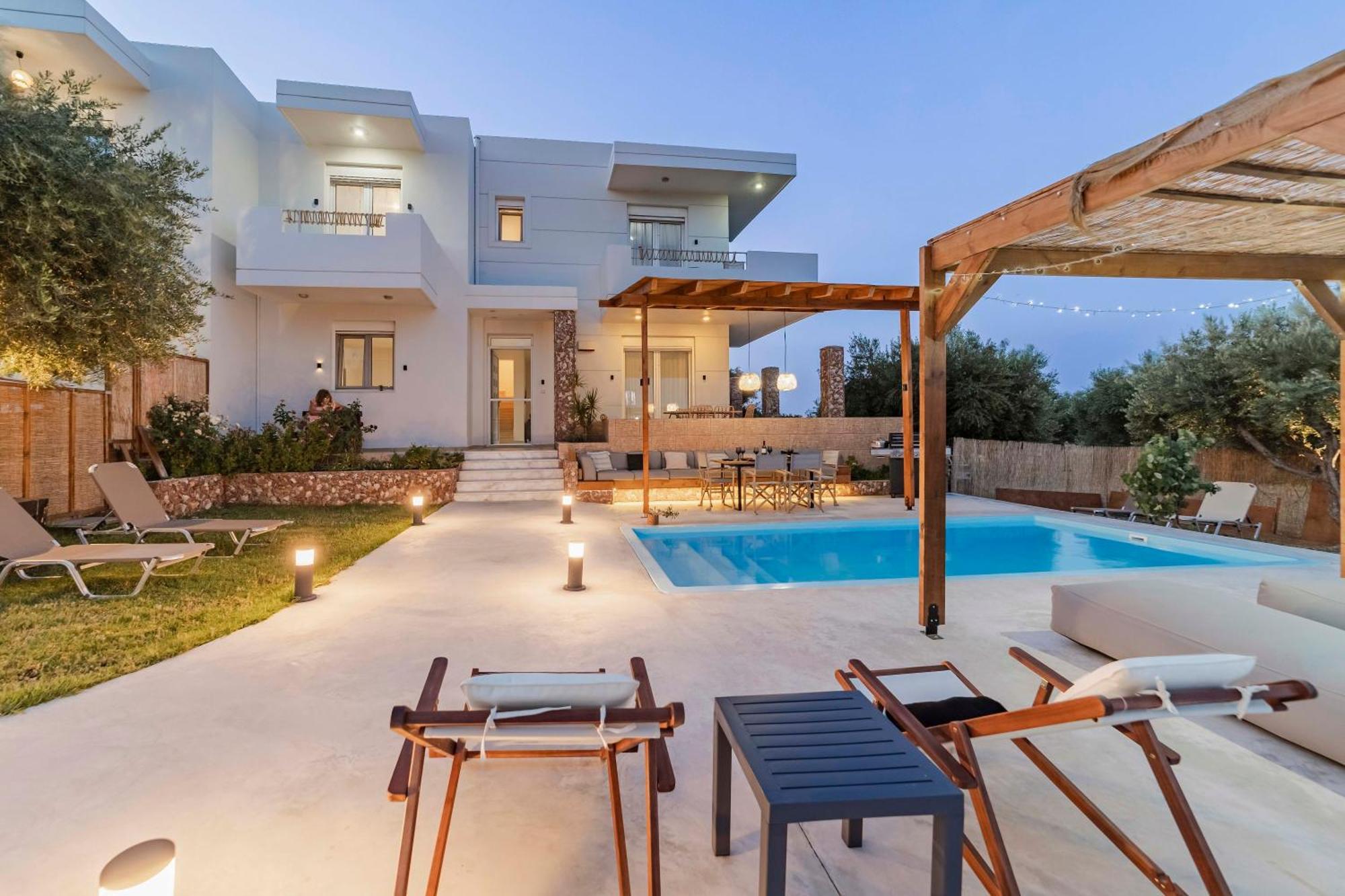 Villa Tranquility Psinthos 外观 照片