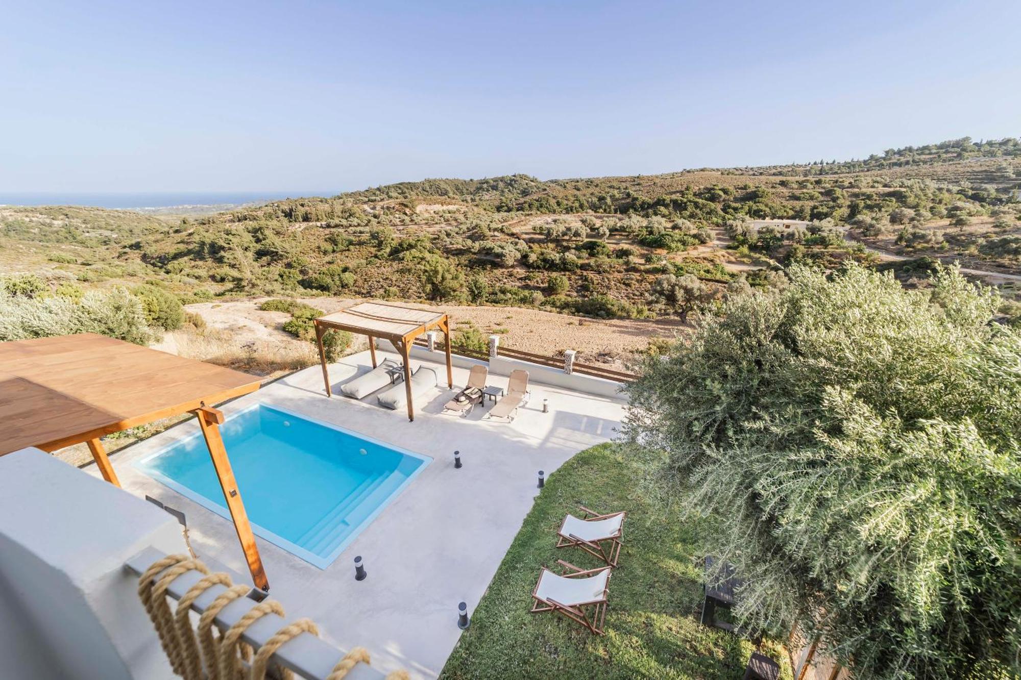 Villa Tranquility Psinthos 外观 照片
