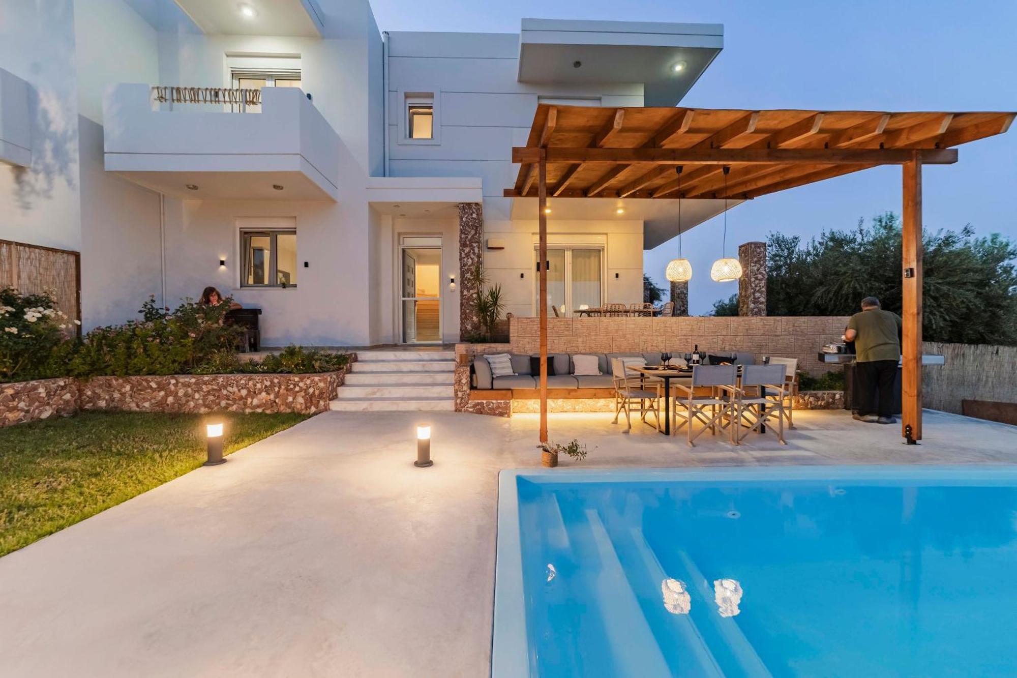 Villa Tranquility Psinthos 外观 照片