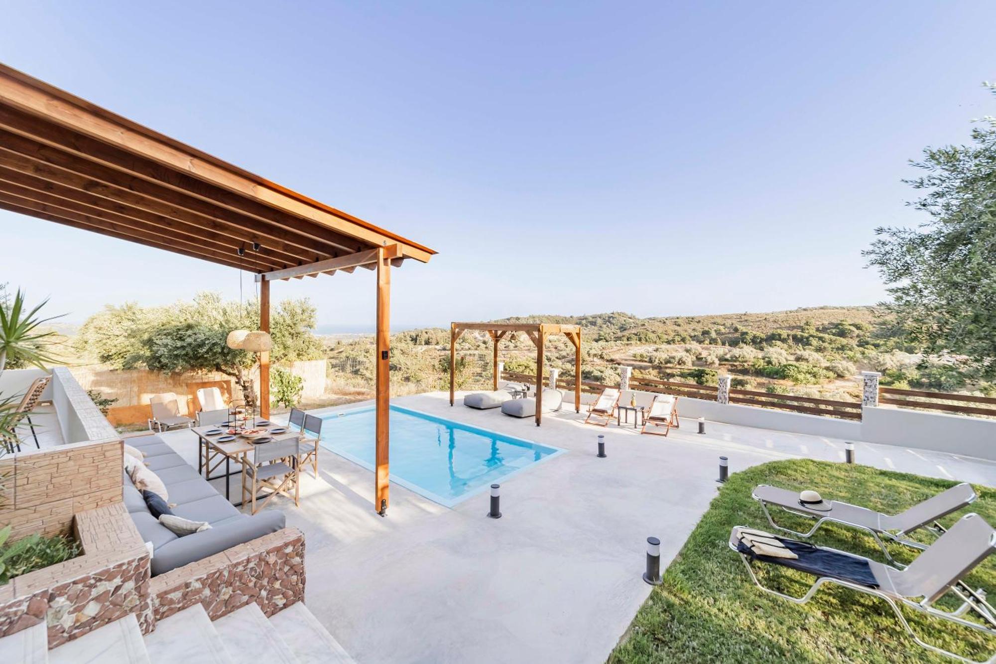 Villa Tranquility Psinthos 外观 照片