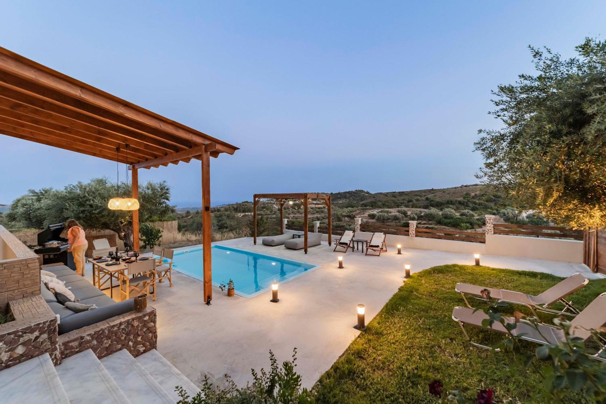 Villa Tranquility Psinthos 外观 照片